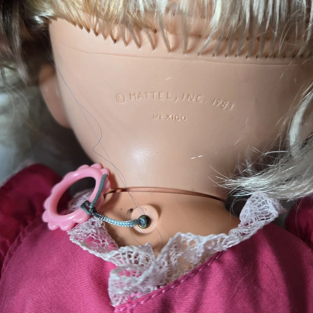Mattel Chatty Patty Doll Talking Toy Pink Outfit Blonde 16